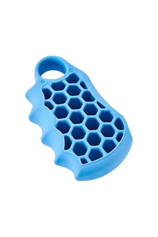 Silikon Kavrama Ekipmanı Hemipleji Mavisi Için Yaşlı Parmak Egzersizcisi 11cmx6.6cm Dj1e33 Mavi