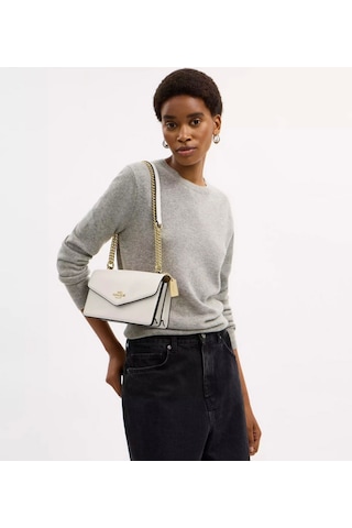 Coach Klare Envelope Crossbody Kadın Çanta Krem