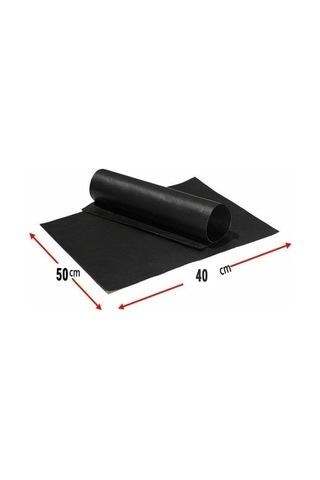 Yanmaz Yapışmaz Mangal Pişirme Örtüsü "grıllmat" - 40 Cm Genişlik, 0.30mm Kalınlık, Siyah Re Sku: Smgstk2ba6dbe73a Açık Bej