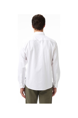 Nautica Erkek Beyaz Classic Fit Gömlek Düz W57435t Beyaz