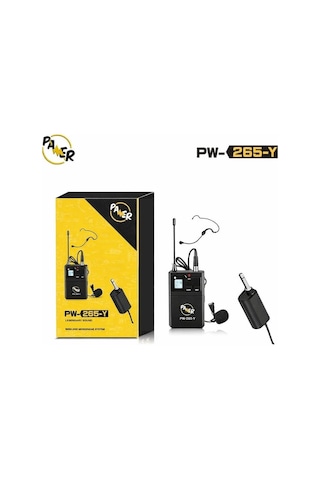 Pawer Pw-265y Kablosuz Uhf Yaka-headset Kafa Mikrofonu