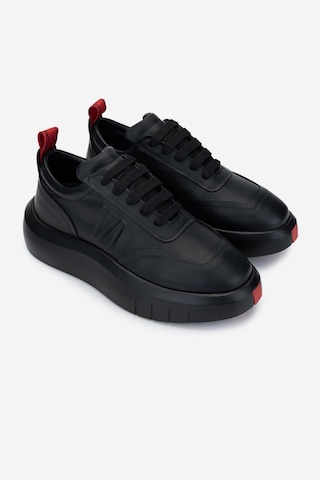 Valmenti Erkek Hakiki Deri Siyah Sneakers & Spor Ayakkabı 1163 19551 Erk Ayk Sk26-27 Sıyah