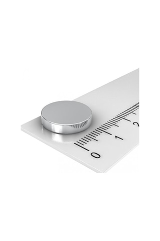 10 Adet Çap 15Mm X Kalınlık 3Mm Güçlü Yuvarlak Neodyum Mıknatıs