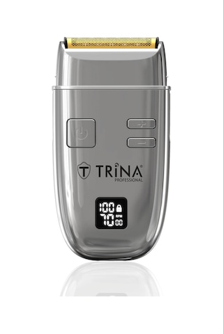 Trina Trnsklks0016 - Profesyonel Elekli Sakal Kesme Makinası - Gümüş 1 Saat