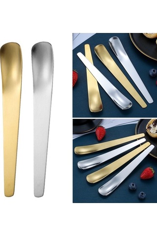 Fastbuy Tatlı Ve Çay Kaşığı İkili Seti Gümüş Renk Gümüş, Şık Ve Pratik, Herkes İçin Uygun