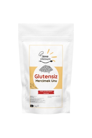 Glutensiz Kırmızı Mercimek Unu 1 Kg Glutensiz Kırmızı Mercimek Unu 1 Kg