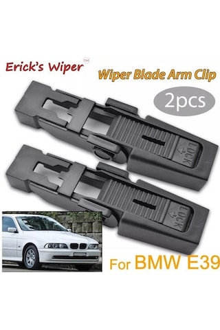 Konesam Bmw 5 Serisi E39 1996-2004 Ön Cam Silecek Kolu Kilit Klipsi - 2 Adet Sabitleme Tutma Klipleri