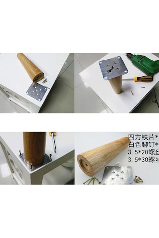 Fbt Mobilya Bağlantı Üst Metal Aksamı Metal Parça Sadece 1 Adet Si Yah Metal Parça Ahşap Rengi