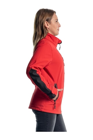 Şensel Kadın Softshell Mont Kırmızı -91E2379 - Su Itici