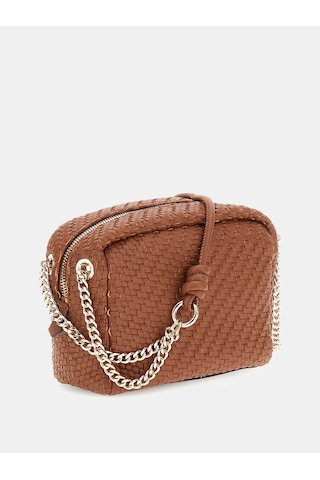 Guess Francy Hasır Mini Kadın Çapraz Çanta Hwwg9530140 Taba