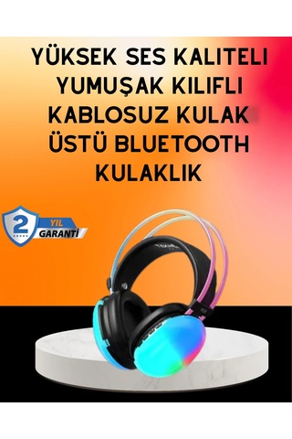Mey Najmaddin Ipx4 Suya Dayanıklı Kablosuz Kulak Üstü Gaming Kulaklık Najmaddin