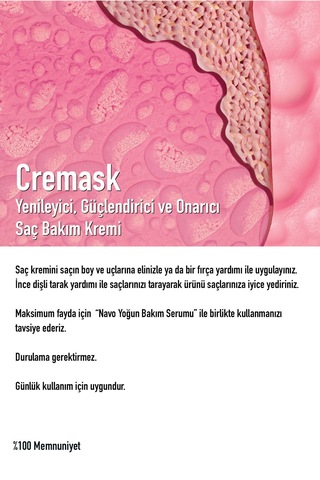 Argan&keratin Bağ Onarıcı Ve Şekillendirici Saç Bakım Kremi Cremask Perfected Haır Cream