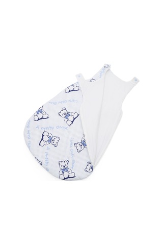 Esma Bebe Uyku Tulumu Mavi Ayıcık Desen/0-12 Ay