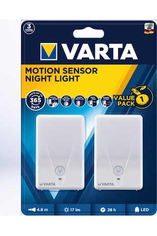 Varta Motion 3AAA Twin Packikili Paket Sensör Night Light