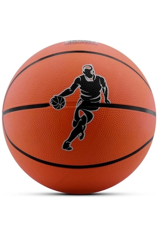 Basketbol Topu Iç Dış Mekan Pompa 7 Numara Turuncu