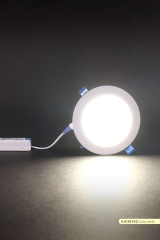 ACK Sıva Altı Yuvarlak LED Panel Armatür 4000K AP01-00910 Beyaz