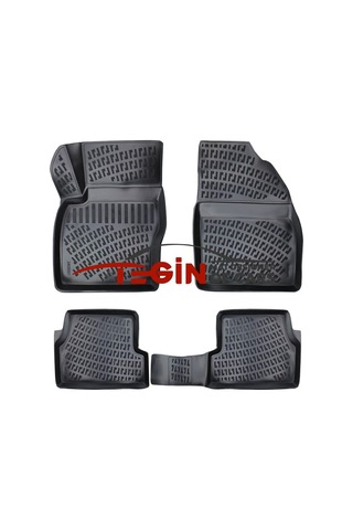 Ford Focus 2 2005-2010 1.0/1.5 Ecoboost Siyah 3d Havuzlu Paspas Siyah