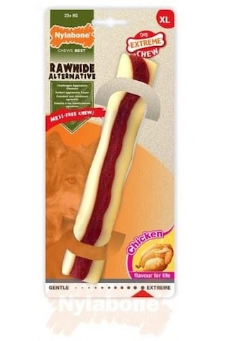 Nylabone Tavuk Aromalı Köpek Çiğneme Çubuğu Xl