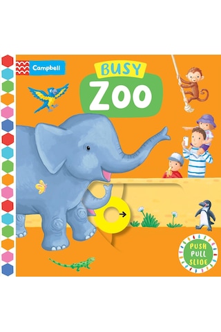 Busy Zoo: A Push, Pull, Slide Book