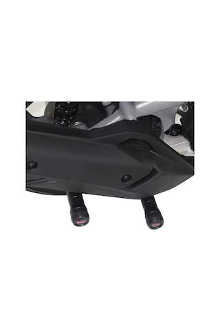 GP Kompozit Honda PCX 125-150 2018-2022 Uyumlu Egzoz Koruma Takozu Siyah