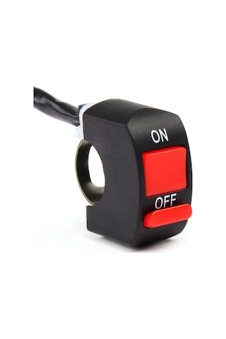 Knmaster Motosiklet Sis Farı Aç Kapa Düğmesi / Butonu / Kırmızı (552017424)