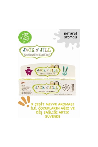 Jack N'jill Diş Macunu Aromasız 50 G