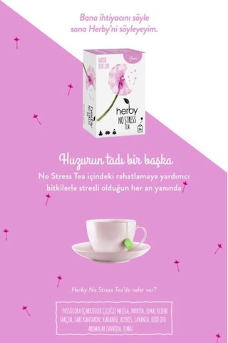 Herby Nos Tea Karışık Süzen Poşet Çay 20 x 2 G