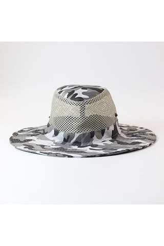 Kardelen Butik Denizli Sniper Camouflage Şapka 56-58 Cm Gri Gri