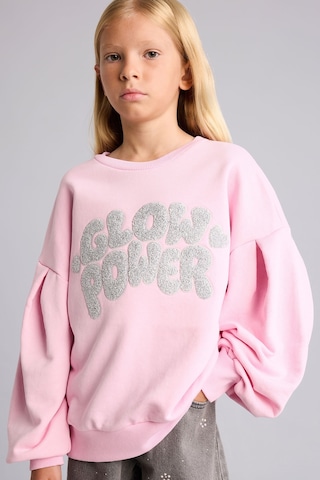 Defacto Bisiklet Yaka Baskılı Balon Kol Sweatshirt Kız Çocuk I5291a826wnpn441 Pembe-pn441