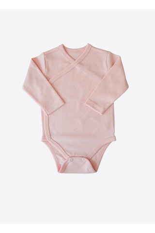 Kitikate Organik New Dreams 3'lü Uzun Kol Kruvaze Body Pembe Pembe