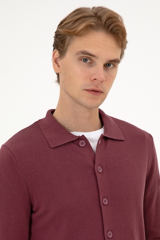 U.s. Polo Assn. Erkek Plum Hırka Triko 50313690-vr177 New Plum