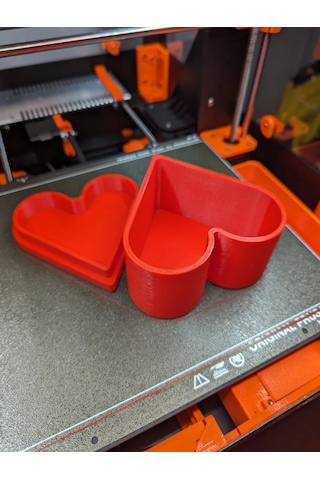 3d Baskı Şeklinde Kapaklı Hediye Kutusu Dekoratif Takı Yüzük Saklama Kutusu Sevgililer Günü 10x10x5 Cm Çok Renkli