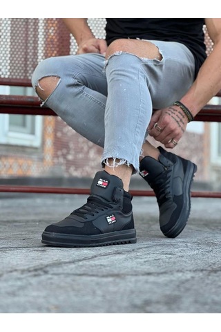 Wagoon Wg220 Kömür Erkek Yarım Bilek Bot Çok Renkli