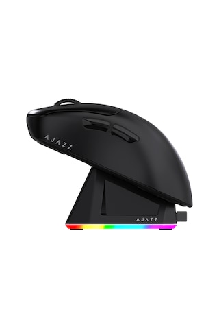 Aj179p Mc 3 Modlu 1000hz 12.000 Dpı Manyetik Şarj Istasyonlu Paw3311 Optik Sensör Gaming Mouse Diğer