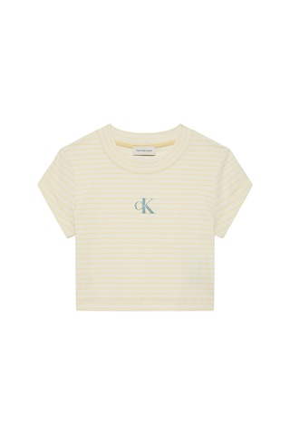 Calvin Klein Jeans Kadın Tişört Lv047f833g Sarı