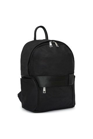 Cambirdge Polo Club Fermuarlı Yan Cepli Kadın Sırt Çantası Mb19 Siyah