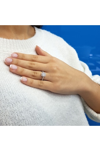 Lova 0,37 Karat Baget Pırlanta Yüzük - 1010347