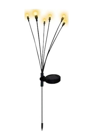 Besthome1 Rüzgarda Sallanan 6 Başlı Ip65 Güneş Enerjili Bahçe Aydınlatma Lambası 111 Karakter Su Geçirmez