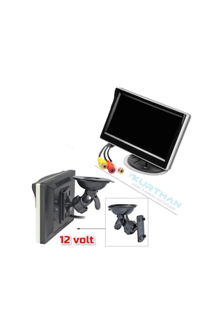 5 İnç Araç Monitörü Twogo - 55c Kamerasız 12 Volt