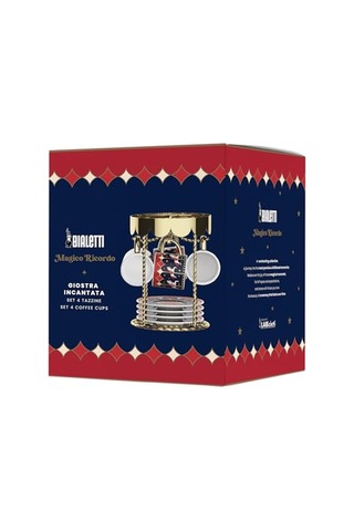 ' Lü Espresso Fincan Seti - Carousel - Siyah Beyaz Renk Diğer