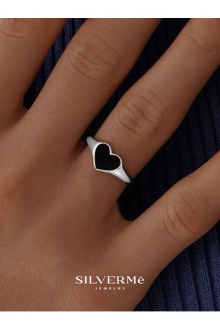 Sılverme 925 Ayar Gümüş Kalp Yüzük. 177167478 Gümüş