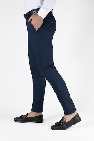 Terapi Men Erkek Lacivert Slim Fit Italyan Kesim Keten Pantolon Lacivert