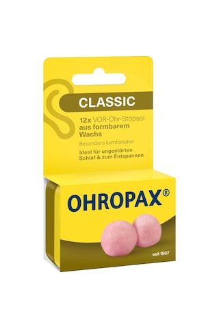 Ohropax Alman Kulak Tıkacı Classic 204925033 Açık Pembe
