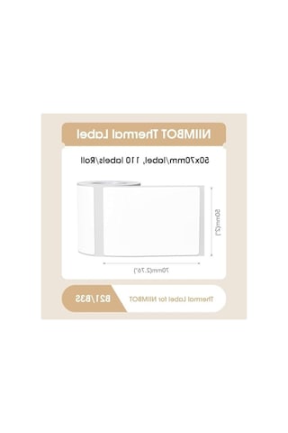 50 X 70 Mm Su Geçirmez Etiket Bandı, 110 Adet Kendinden Yapışkanlı 124-Pembe