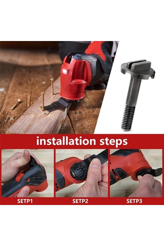 Nayomiglow 06-75-0025 Milwaukee 2626-20 M18 Çok Amaçlı Alet İçin Bıçak Destek Pedi Vida Değişimi 4x2x2cm