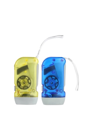 Yeni 3 Led El Basarak Dinamo Krank Güç Rüzgar Up El Feneri