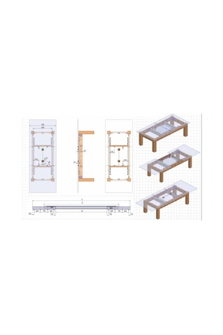 Mepa Hmr 125 Galvaniz Standart Masa Rayı Çok Renkli