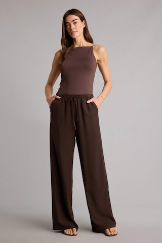 Defacto Wıde Leg Cepli Yüksek Bel Standart Boy Keten Karışımlı Pantolon F5024ax26smbn528 Kahve-bn528