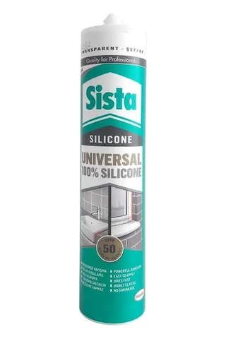 Sista Universal Silikon Şeffaf- 280ml