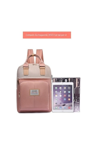 Prestigegoods Love Home Usb Şarj Edilebilir 13/14 Inç Bilgisayar Çantası, Yurt Dışından, Orta Boy, Hem Erkekler Hem Kadınlar İçin Uygun Pembe